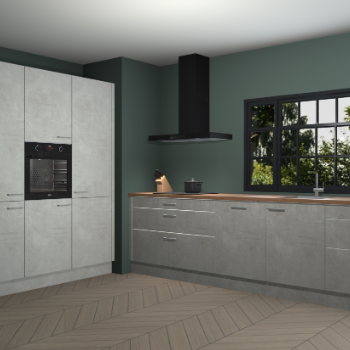 Beton opaal keuken Marseille 39405