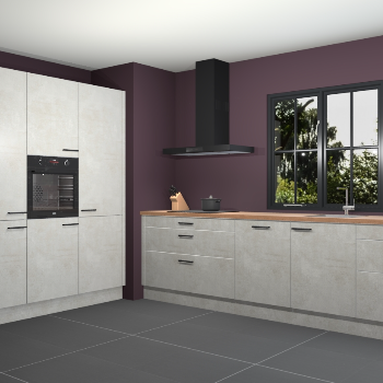 Beton opaal keuken Marseille 39407