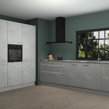 Beton opaal keuken Marseille 39423