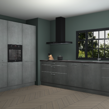 Beton parelgrijs keuken Marseille 39490