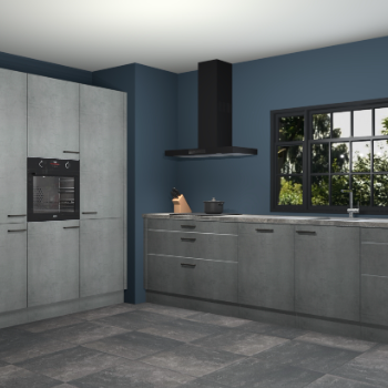 Beton parelgrijs keuken Marseille 39499