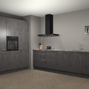 Beton antraciet keuken Marseille 39567