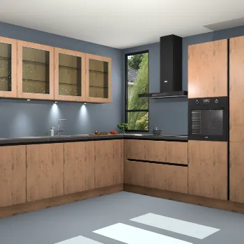 Astoria eiken greeploze keuken Murcia 21777