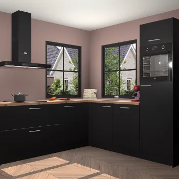 Zwarte keuken Hamburg 22098