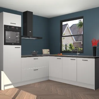 Zijdegrijze keuken Bremen 22144