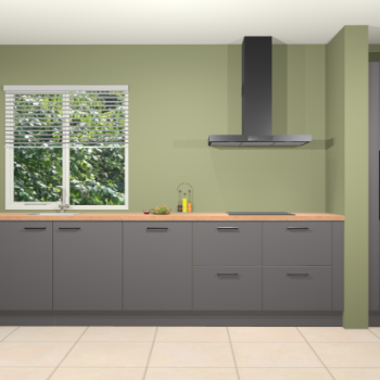 Onyxgrijze keuken Elzas 39769