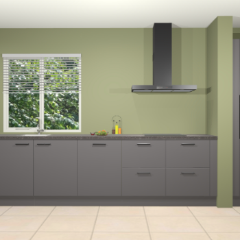 Onyxgrijze keuken Elzas 39781