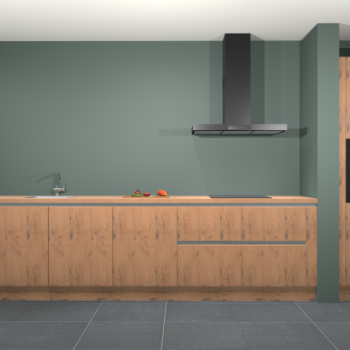 Astoria eiken greeploze keuken Elzas 39841