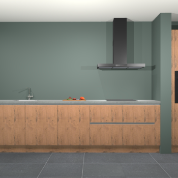 Astoria eiken greeploze keuken Elzas 39847