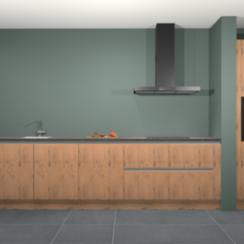 Astoria eiken greeploze keuken Elzas 39853