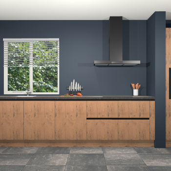 Astoria eiken greeploze keuken Elzas 39856