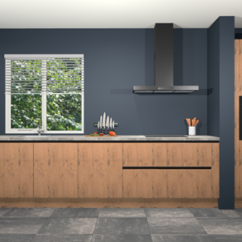 Astoria eiken greeploze keuken Elzas 39862