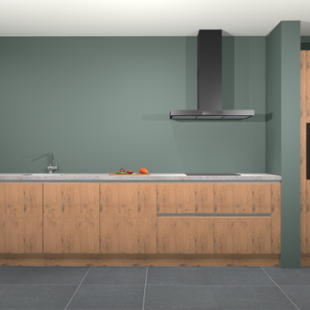 Astoria eiken greeploze keuken Elzas 39865