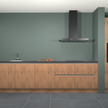 Astoria eiken greeploze keuken Elzas 39871