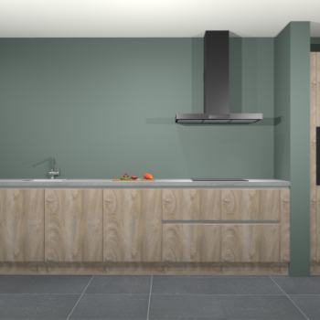 Cantaro eiken greeploze keuken Elzas 39920