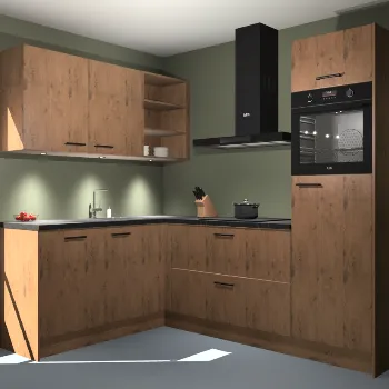 Astoria eiken keuken Brugge 22149