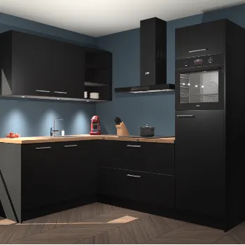 Zwarte keuken Brugge 22151