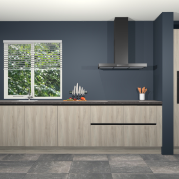 Vuren greeploze keuken Elzas 40118