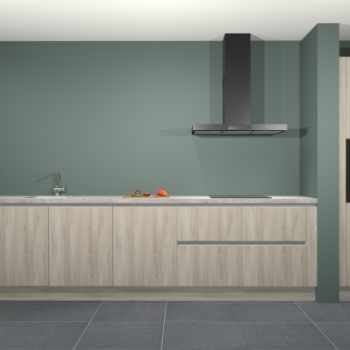 Vuren greeploze keuken Elzas 40127