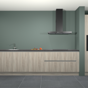 Vuren greeploze keuken Elzas 40133