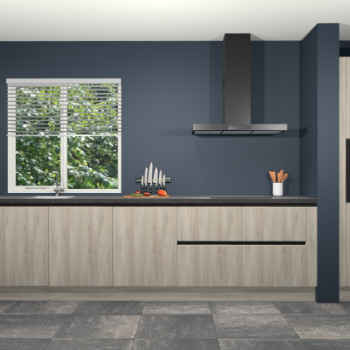 Vuren greeploze keuken Elzas 40136