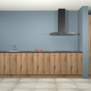 Goud eiken keuken Elzas 40250