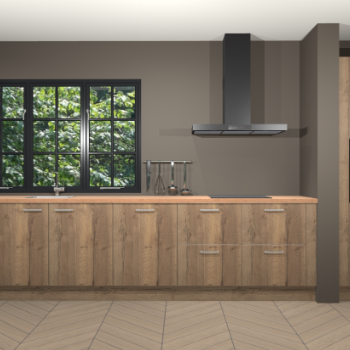 Chocolade eiken keuken Elzas 40296