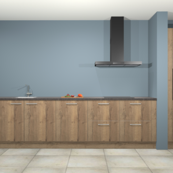 Chocolade eiken keuken Elzas 40307