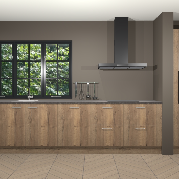 Chocolade eiken keuken Elzas 40308