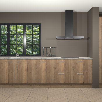 Chocolade eiken keuken Elzas 40314