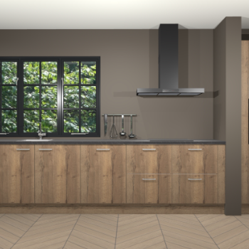 Chocolade eiken keuken Elzas 40326