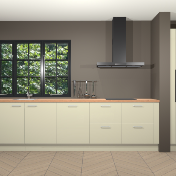 Magnolia hoogglans keuken Elzas 40434