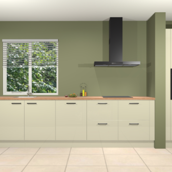 Magnolia hoogglans keuken Elzas 40436