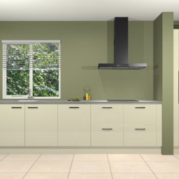 Magnolia hoogglans keuken Elzas 40442