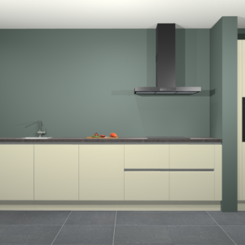 Magnolia hoogglans greeploze keuken Elzas 40447