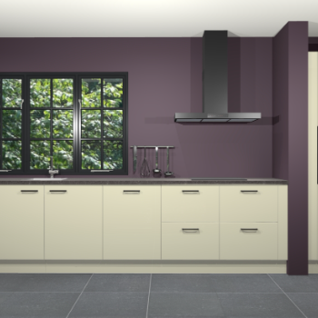 Magnolia hoogglans keuken Elzas 40449