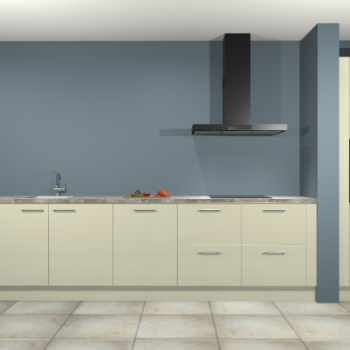 Magnolia hoogglans keuken Elzas 40451