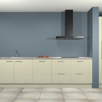 Magnolia hoogglans keuken Elzas 40457