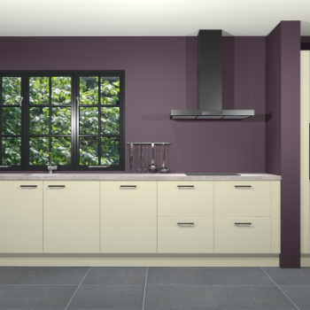 Magnolia hoogglans keuken Elzas 40461