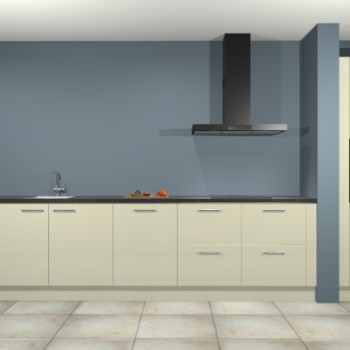 Magnolia hoogglans keuken Elzas 40463