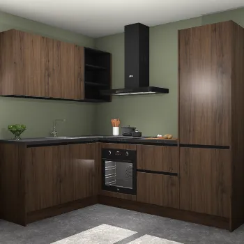 Noten greeploze keuken Split 21794