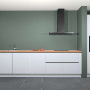 Sneeuwwitte greeploze keuken Elzas 40483