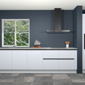 Sneeuwwitte greeploze keuken Elzas 40492