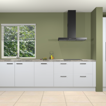 Sneeuwwitte keuken Elzas 40502