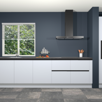 Sneeuwwitte greeploze keuken Elzas 40516