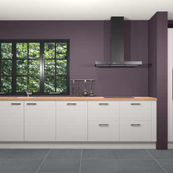 Zijdegrijze keuken Elzas 40523