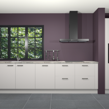 Zijdegrijze keuken Elzas 40541