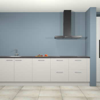 Zijdegrijze keuken Elzas 40549