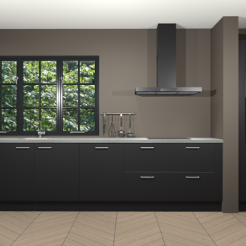 Zwarte keuken Elzas 40603