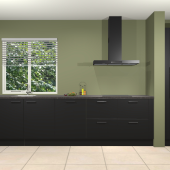 Zwarte keuken Elzas 40611